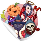 stickers for wa - halloween android application logo